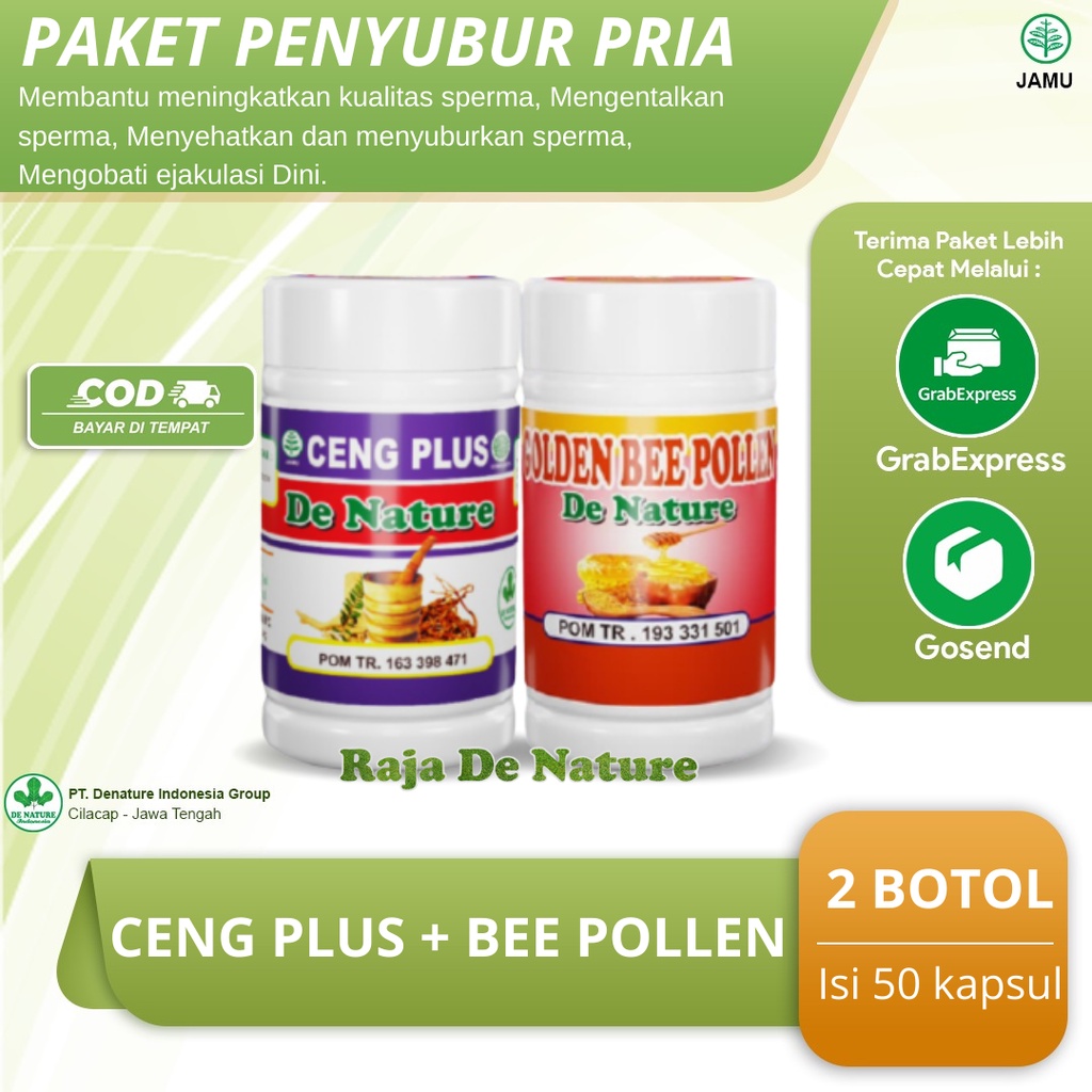 Obat Penyubur Sperma Pria - Pengental Sperma Pria - Sperma Muncrat - Obat Mani Encer Pria - CENGPLUS