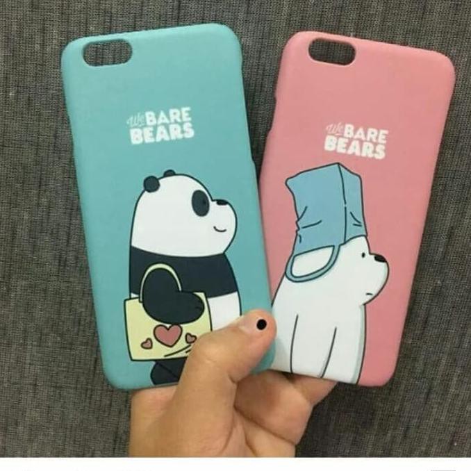 Case Untuk Hp Oppo A37 A39 A57 A3s Soft Casing Cartoon We Bare Bear Silicon Shopee Indonesia