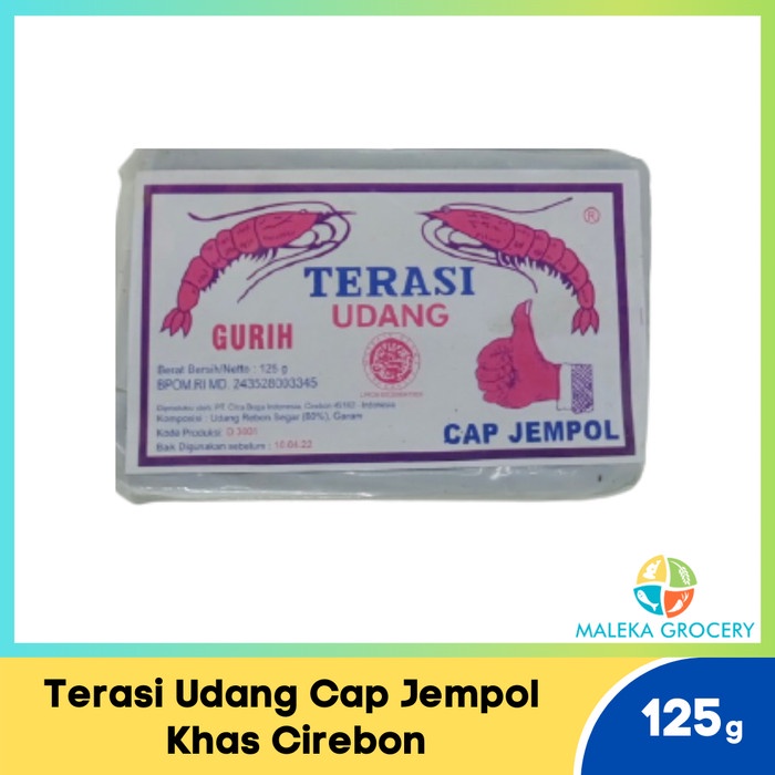 

Terasi Udang Cap Jempol Khas Cirebon 125 gram