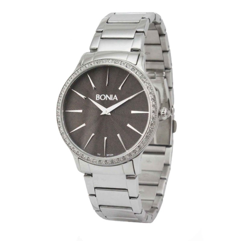 Bonia BPT204-3372S Jam Tangan Wanita - Silver Hitam