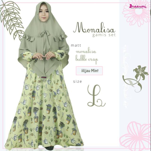 Set Gamis Monalisa Ori Nazumi