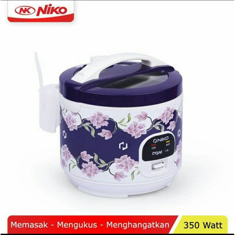 rice cooker Niko 1,8L oishi 3in1/goshop brilliant store Kalijaga raya