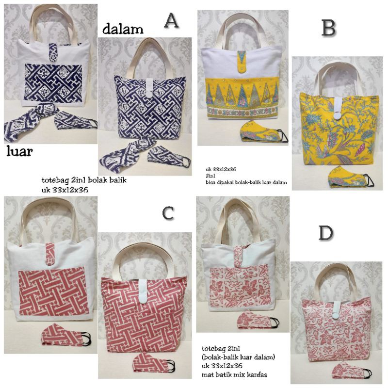 Tas Batik Bolak Balik Murah Solo Batik Tuman Solo