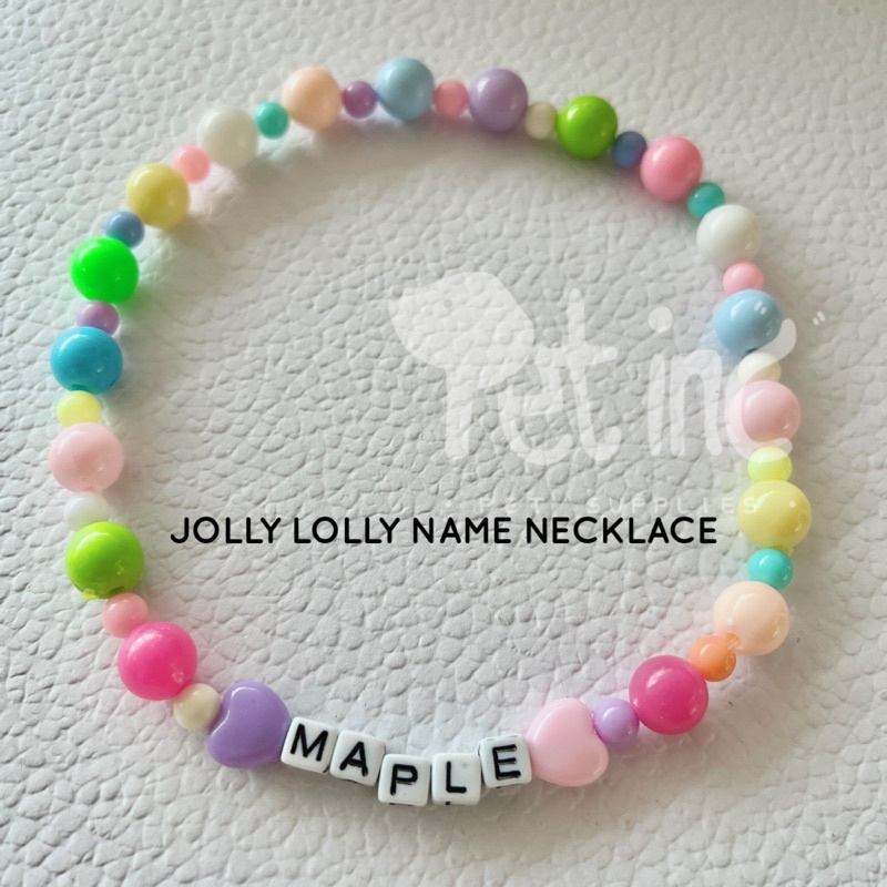 Custom korea name necklace for pet (dog, cat, rabbit)