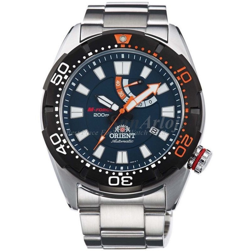 Dijual ORIENT M-FORCE Automatic Power Reserve Diver's 200M SEL0A002D Limited