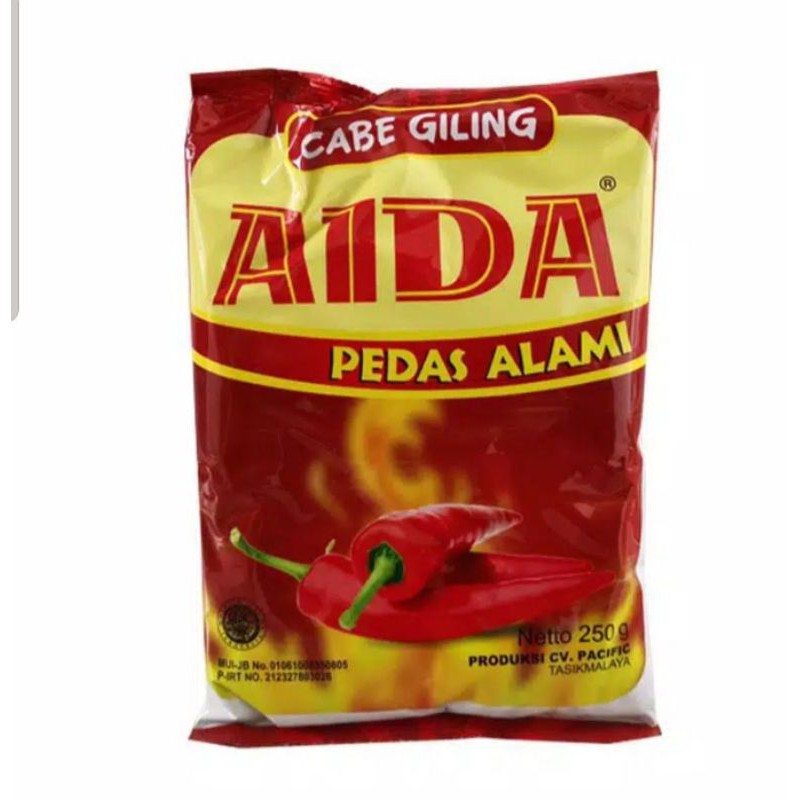 

250gr AIDA /cabe giling /bubuk cabe 250gr