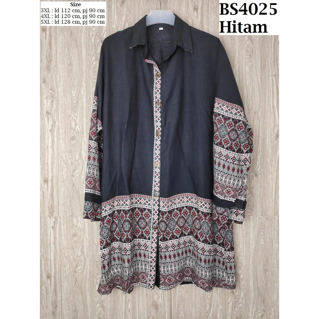 BT - KEMEJA TUNIK RAYON WANITA (MOTIF HALWAH)