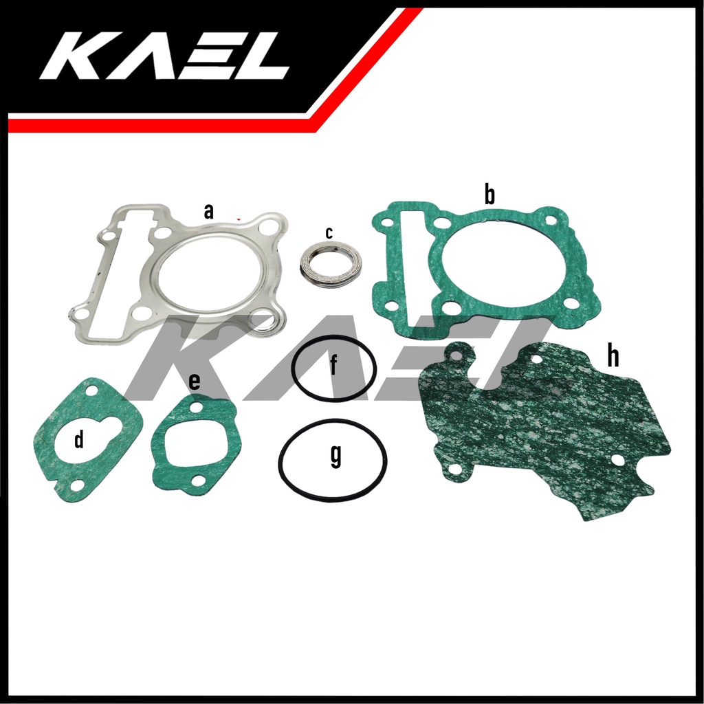 Topset Yamaha Mio M3-Z-S &amp; Soul GT 125 &amp; X-Ride 125 New &amp; Fino F1-FI Grande 125 Top Set Gasket-Paking-Packing Kit