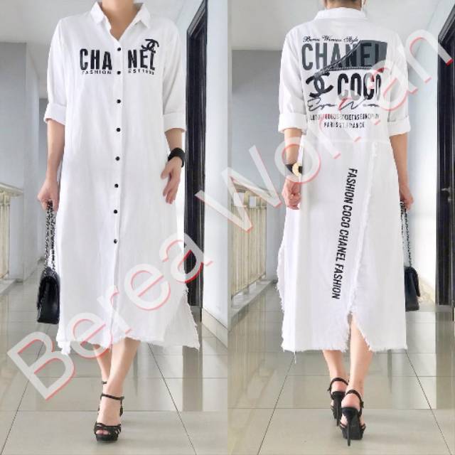 Tunik Chanel Warna Putih