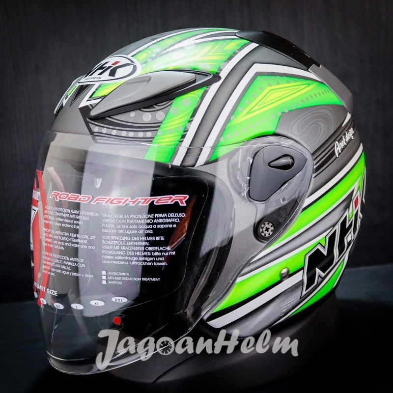 NHK HELM R6 REMY | GREY DOFF | R-6 HALF FACE R 6