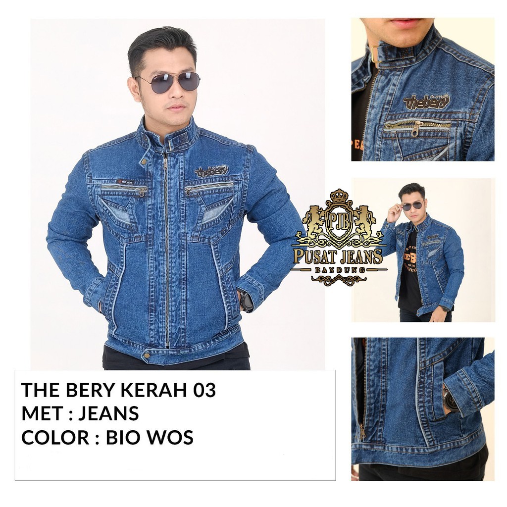 RCL - JAKET PRIA JEANS PRIA THE BERRY ORIGINAL THE BERY SCRUB / SPRAY / SKRAP THEBERY