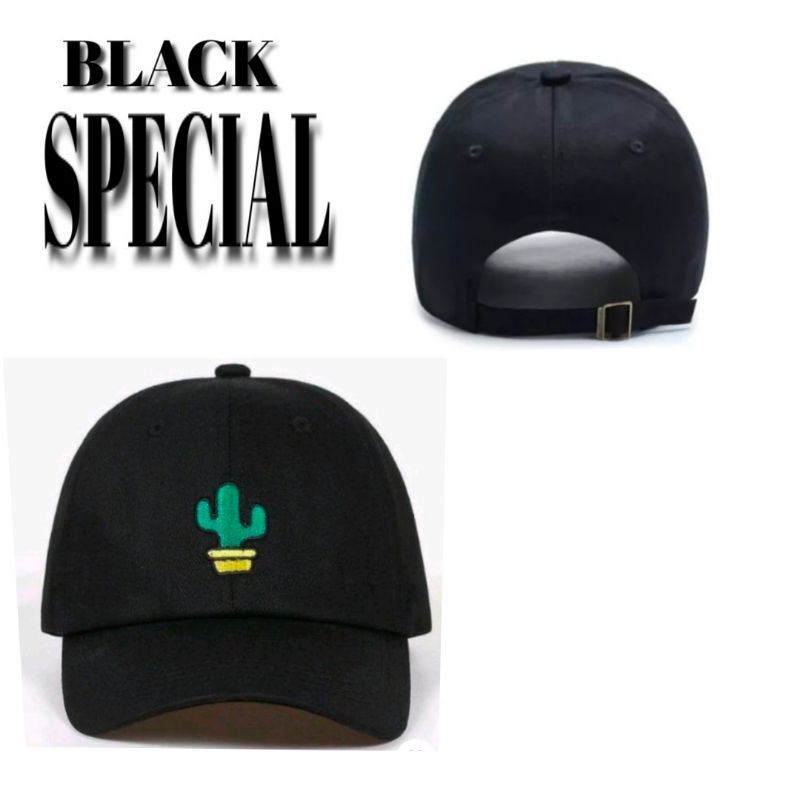 Black Special - Topi Pria Dan Wanita Super Premium Distro-Kaktus