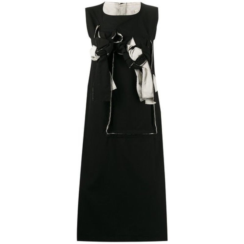 Comme Des Garçons Black Knotted Dress