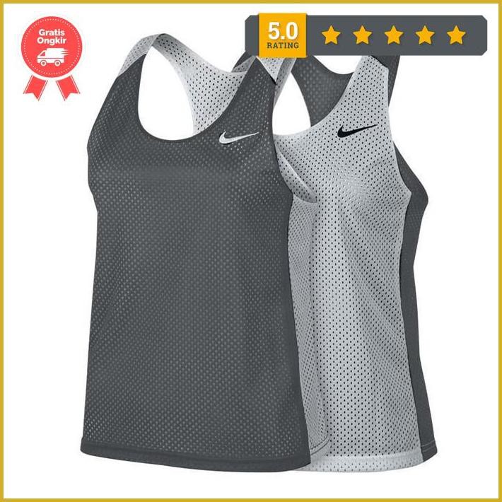 Kaos Gym Wanita Tanktop Olahraga Reversible Grey - Xxs Promo
