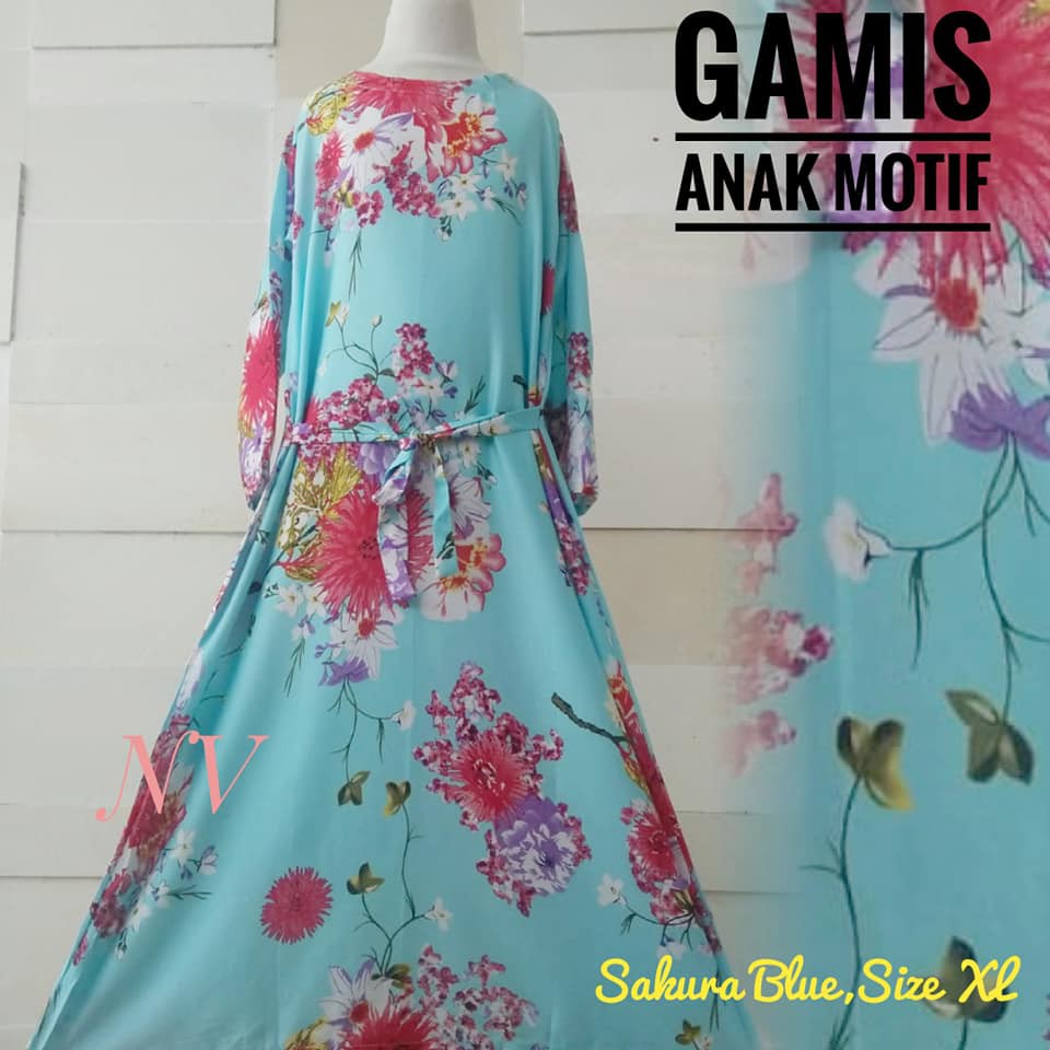 BAJU ANAK GAMIS MOTIF (XL)