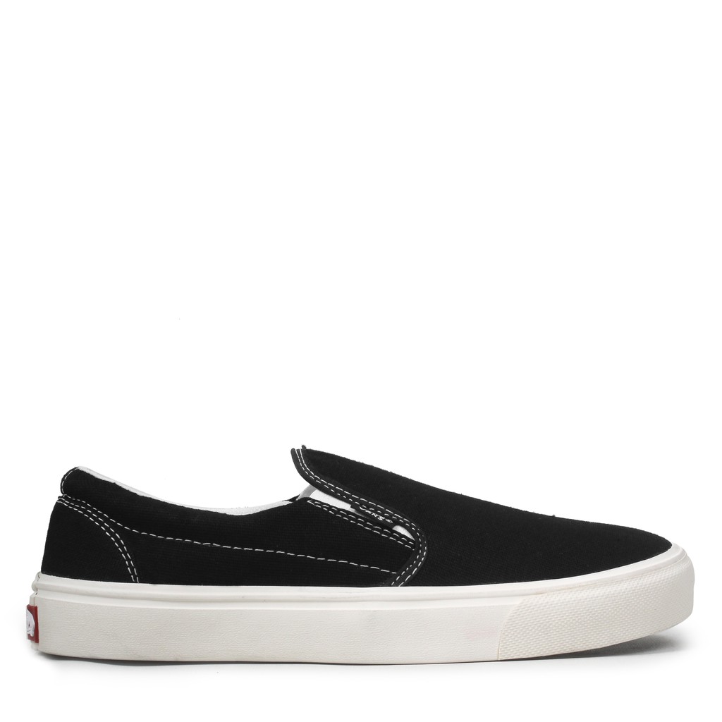 Vens Slip On Vault OG Black White Unisex Women Men Sepatu Kasual Outdoor Murah