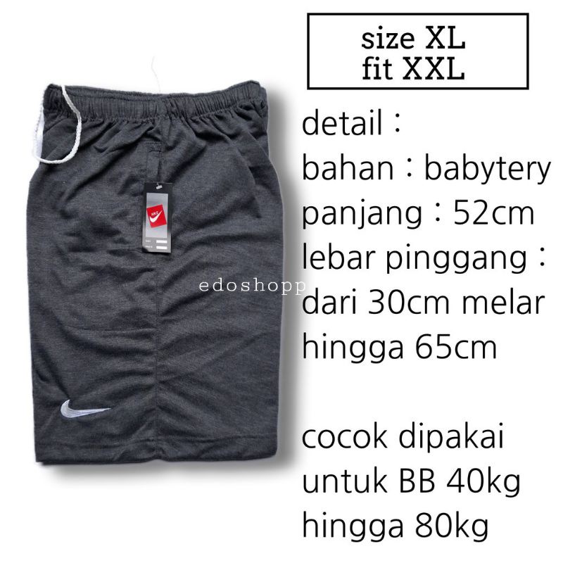 CELANA PENDEK KOLOR PRIA/WANITA/CELANA PENDEK KAOS BAHAN BABYTERRY POLOS