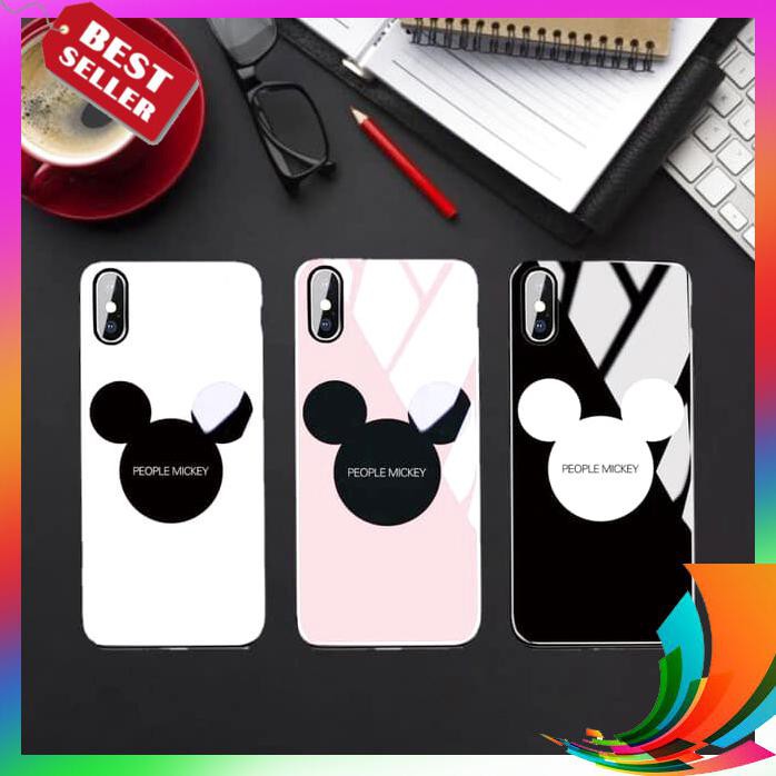 【TERBARU】 PREMIUN Case Hp Glass MOTIF MICKEY DISNEY SAMSUNG GALAXY A20S