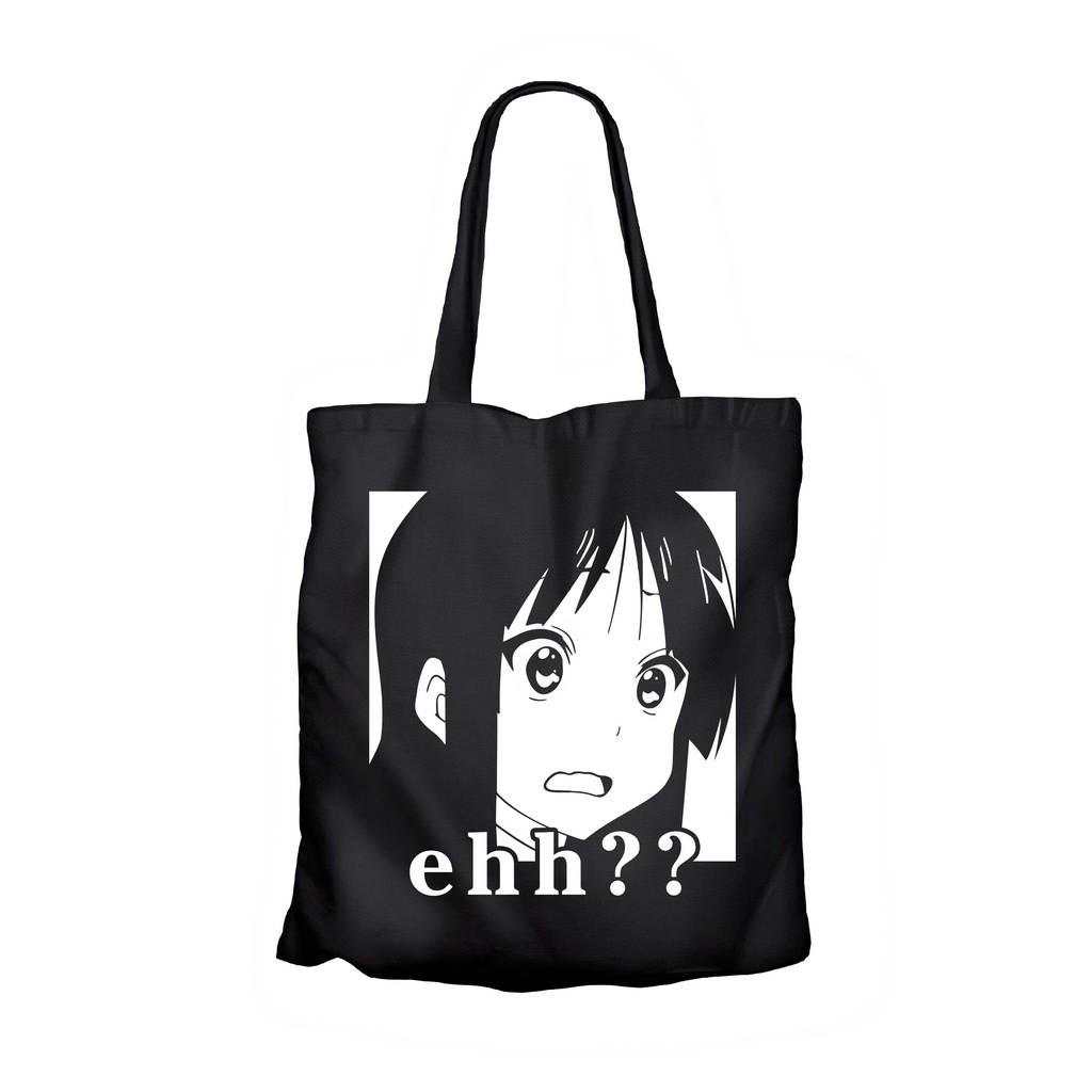 Tote bag anime sticker MIO AKIYAMA - K-ON material canvas