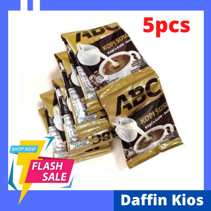 

Kopi ABC SUSU Sachet isi 5 pcs