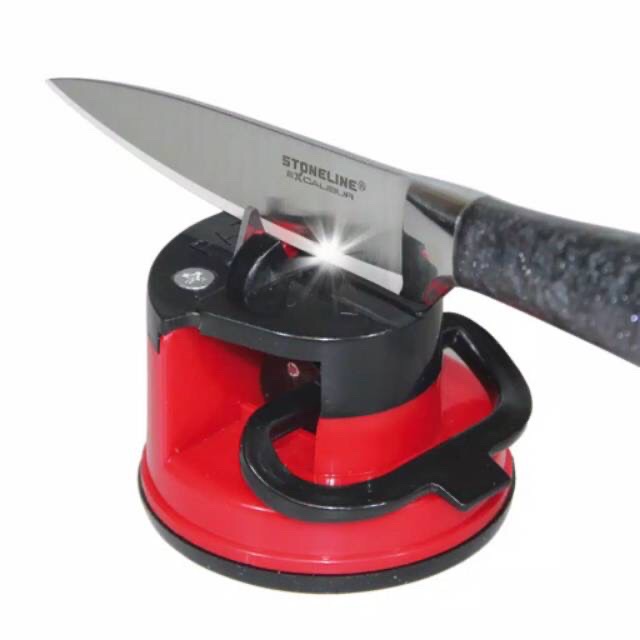 WJ849 Asahan Pisau Dan Gunting Serbaguna Knife Sharpener With Sunction Pad