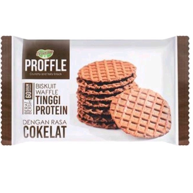 

Prosana Proffle High Protein Waffle Cokelat isi 6 @60gr