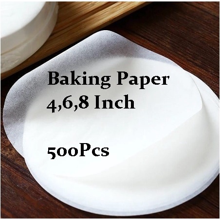 Baking Paper Kertas Bapao Kue Bulat Baking Paper Round 4 6 8 Inch