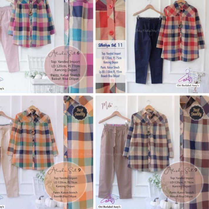 Serbuuuu.. Setelan wanita ori jumbo , murah termurah, Alesha Set 9