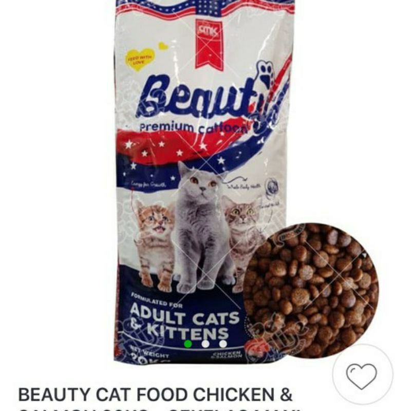 Beauty cat food 20kg khusus expedisi