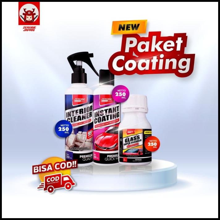Paket Coating Zerone Japan Perawatan Mobil Super Ampuh Bergaransi
