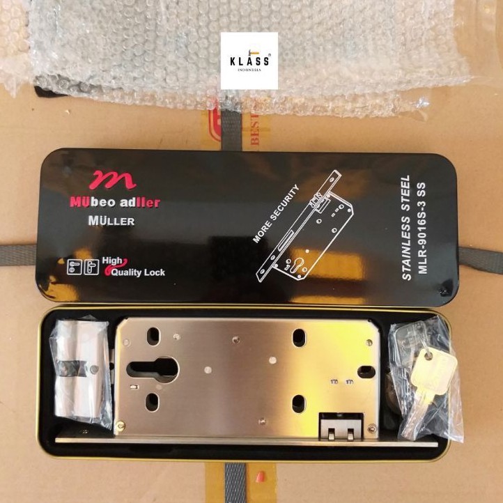 Body Pelor Muller Kaleng 9016 Stainless / Bodi Kunci Pintu Kupu Tarung Muller