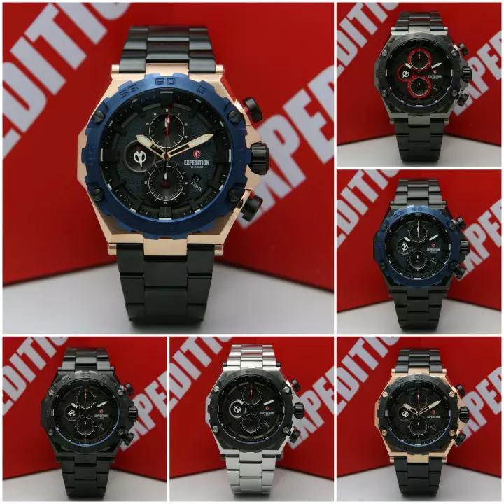 Expedition EXP 6797 MCB Jam Tangan Pria Original Ori