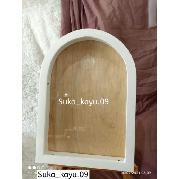 Bingkai Dome Pigura Love Cave Frame Kubah Figura Mahar Mas Kawin Pernikahan Seserahan