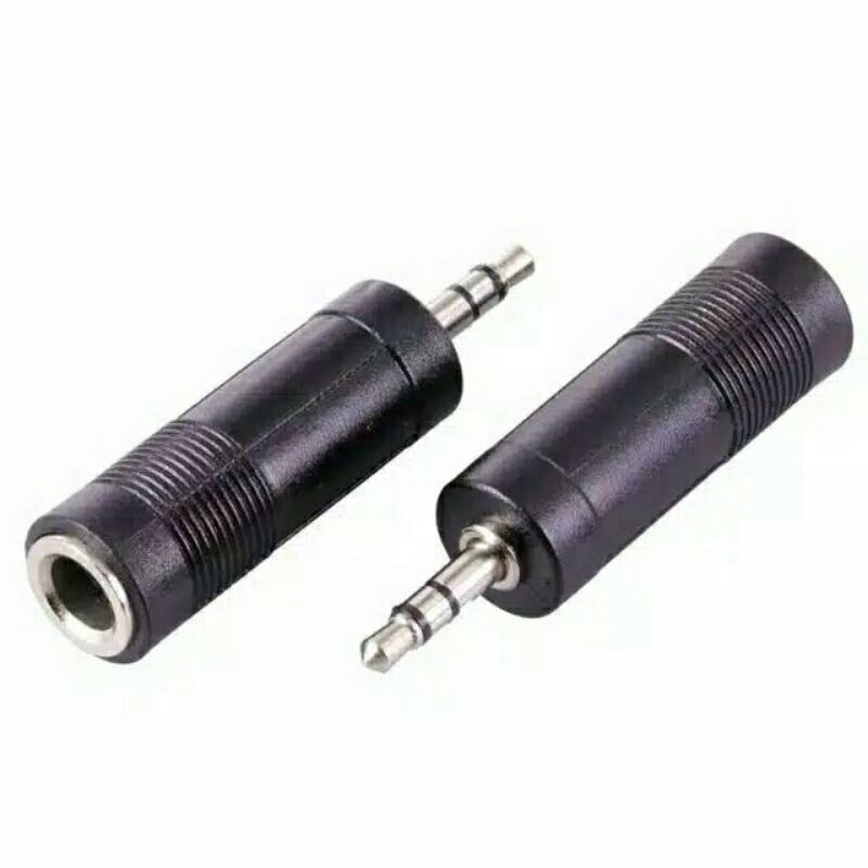 perubah jack besar 6.5mm To 3.5mm / Jack lubang Besar ke port headset handphone