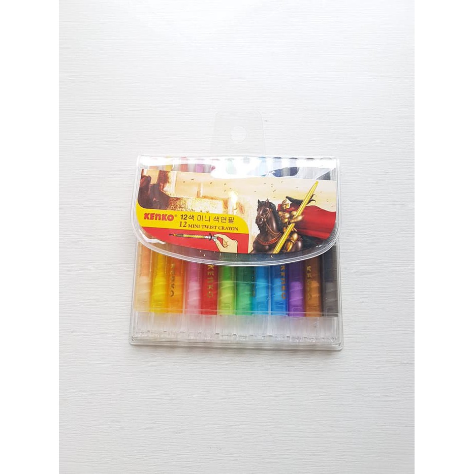 

Crayon Putar/ Twist Crayon Mini 12 Warna KENKO