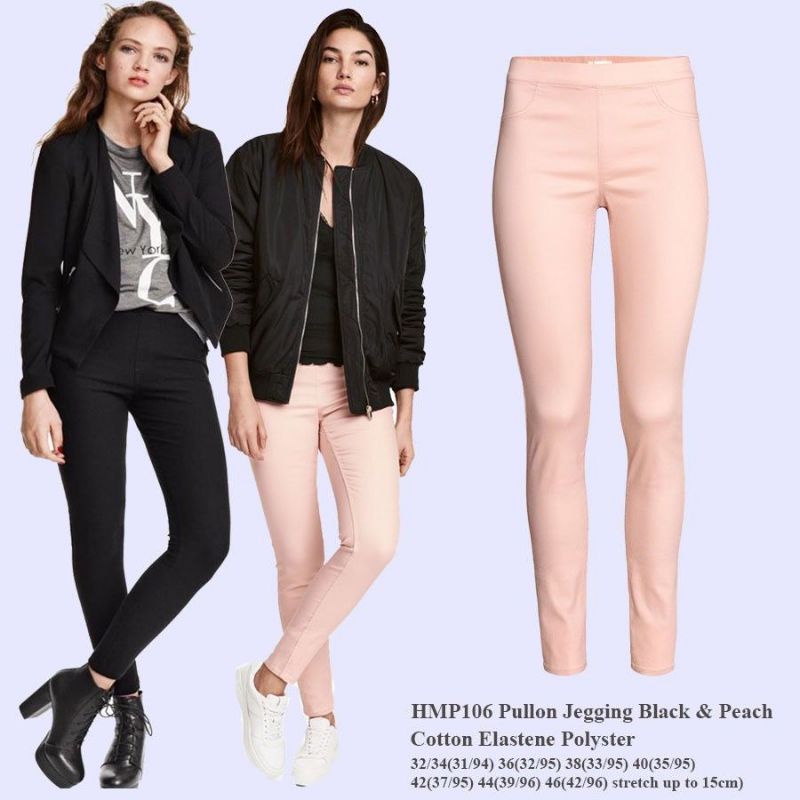 H&amp;M 106 Pull - ON Celana Jegging Pants Wanita Kantoran |Celana Kerja Original Branded