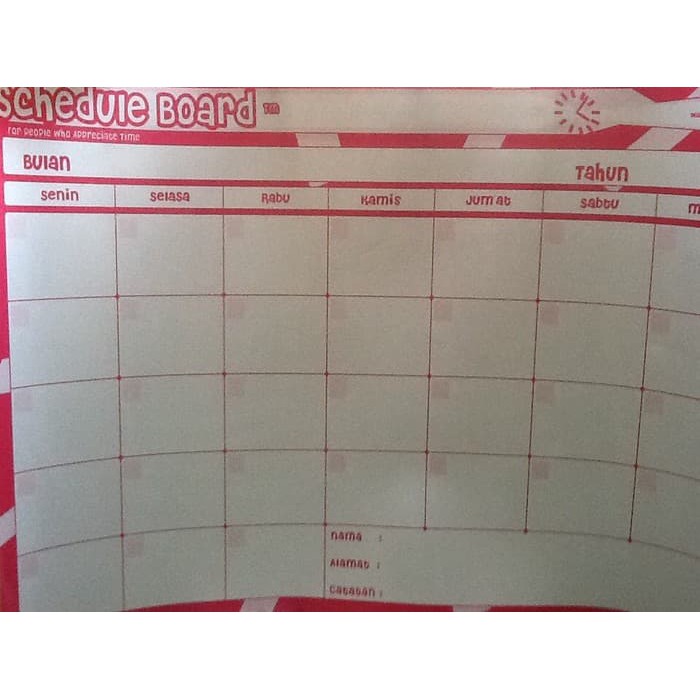 

Unik schedule board Limited