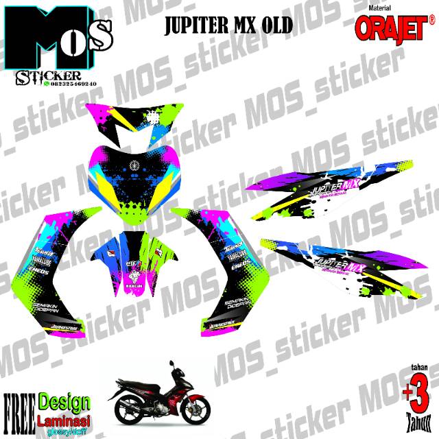 Decal Sticker Jupiter Mx Lama Old Shopee Indonesia