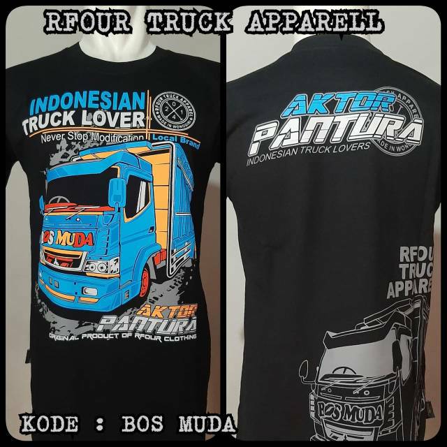 Kaos Distro Driver Muda Elf Truck Lovers Original Production Local Brand