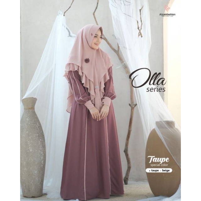OPEN PO GAMIS SET OLLA SERIES BY ALZAINFASHION