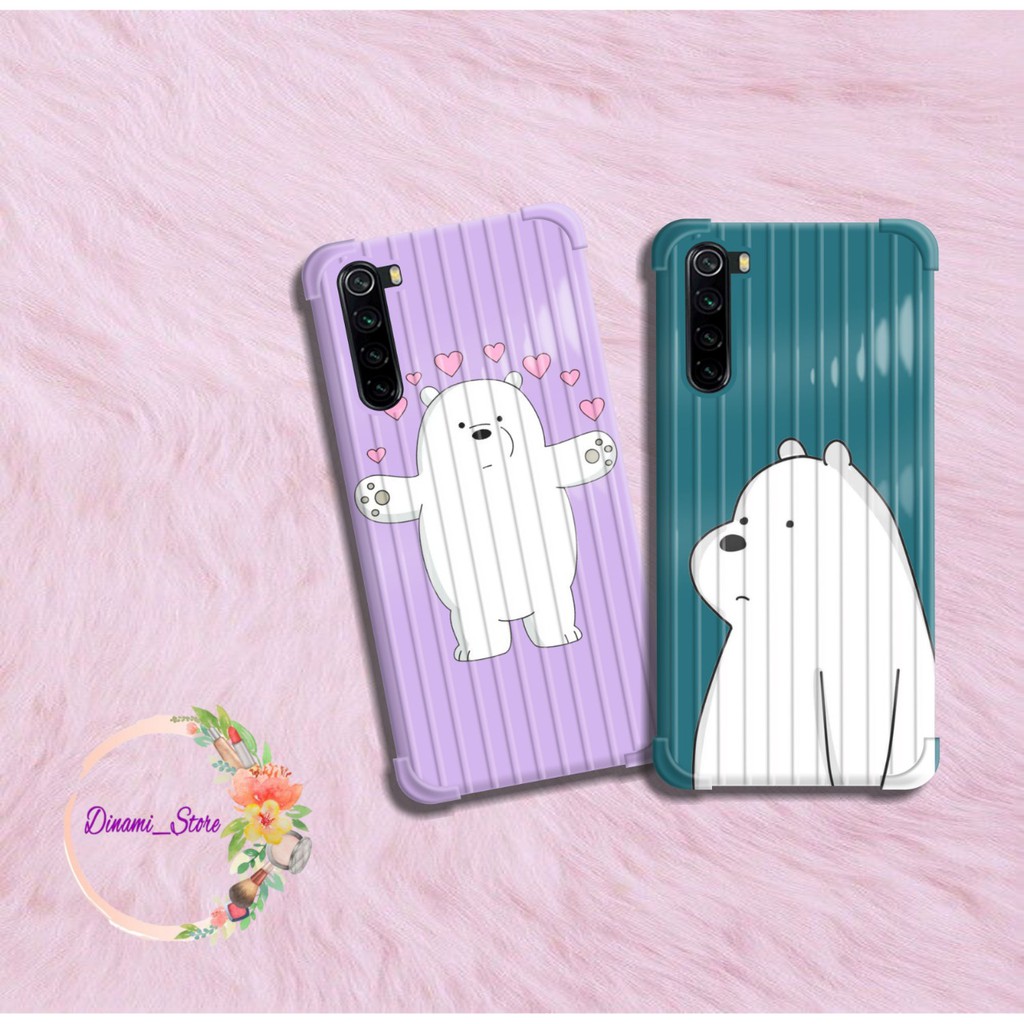 softcase bear clipart Oppo A3s A1k A5 A9 2020 A7 F9 A5s A31 A52 A92 A37 A53 A83 F1s F11 Pro DST1467