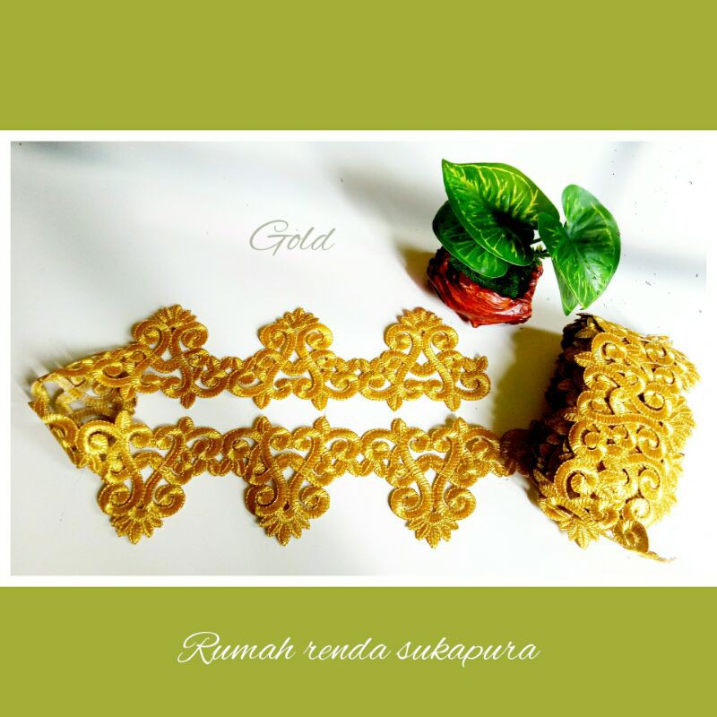 renda meteran murah / bordir meteran murah / renda bordir murah