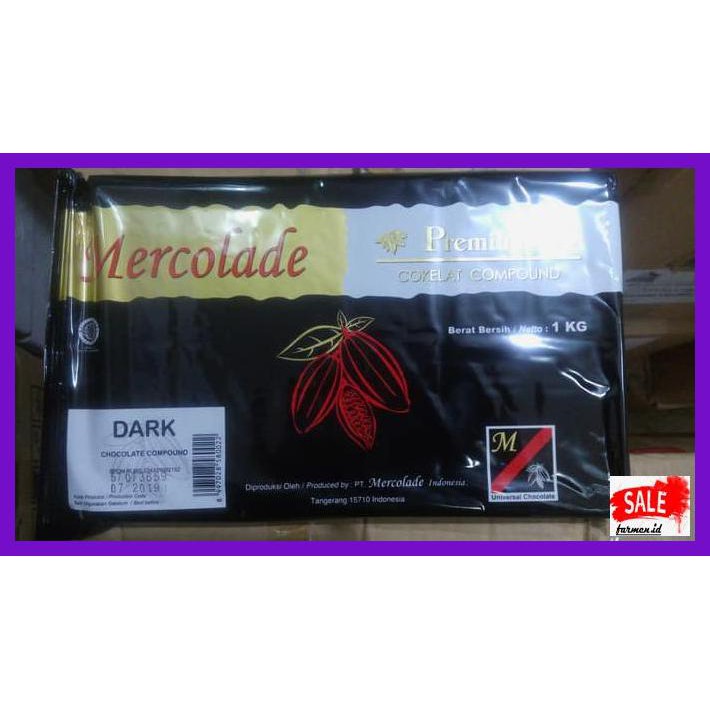 

SAKMACOKLAT- COKLAT COMPOUND DARK MERCOLADE 1KG -MAKANAN-MINUMAN.