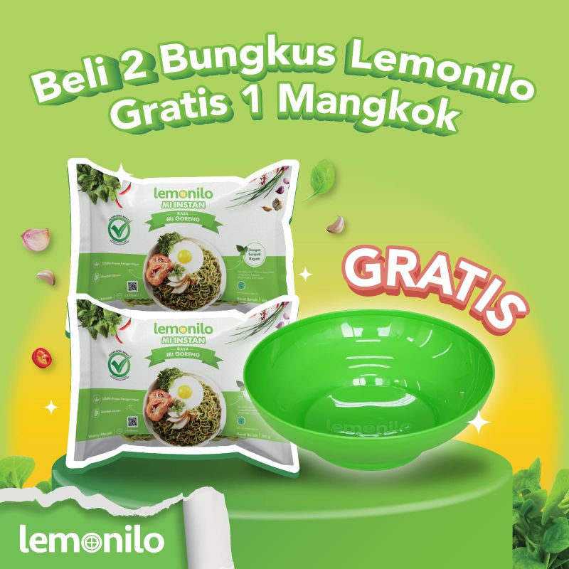 

MIE LEMONILO 1PAKET ISI 2PCS MIE LEMONILO GRATIS MANGKOK