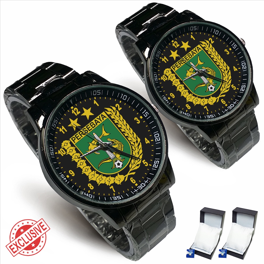 Jam Tangan Rantai Couple PERSEBAYA SURABAYA 05 (Awesome)