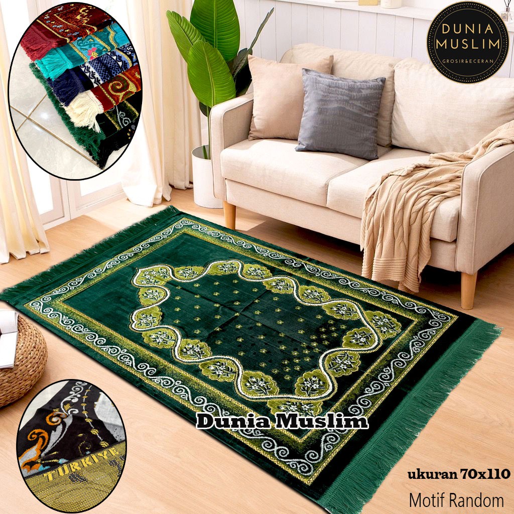 Sajadah Tebal Turki Bulu Premium Dijamin Halus
