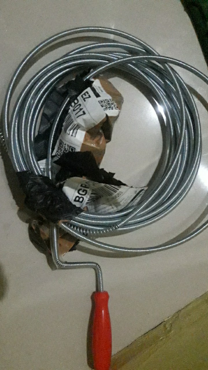 Kawat Anti Sumbat 5 Meter - Alat Pembersih Pipa Mampet 5 Meter Nankai