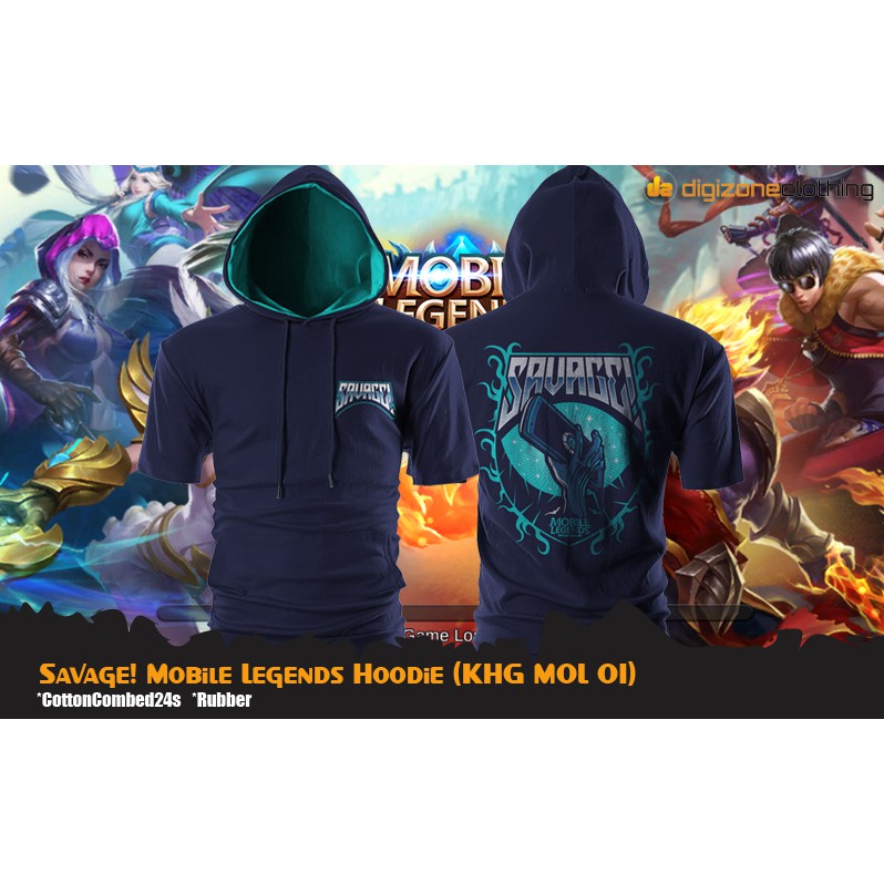 Kaos Pria Hodie Katun Game Mobile Legend Savage - KHG MOL 01