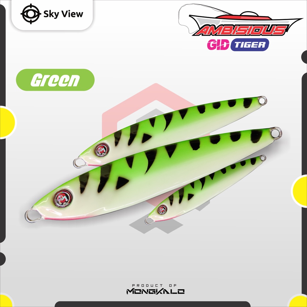 Mongkalo Ambisious noFoil Full-GID Tiger Fluorescent 30 Hijau