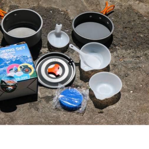 ✮ Cooking Set DS200 / Alat Masak Camping / Cooking Set DS301 / Cooking Set DS300 / Peralatan Masak ☉